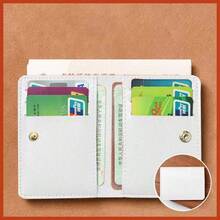 New Minimalist Folding Snap Small Wallet, Unisex Slim Credit Card Holder, Suitable For Men And Women - Multicolor - View 21
