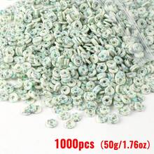 1000/2000/3000pcs Soft Clay, Ideal For DIY Jewelry Crafts, Home Creativity Daily DIY To Enrich Life, Make Bracelets, Necklaces, Beading, Holiday & Valentine's Day Gifts