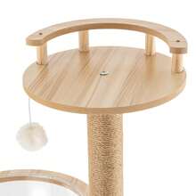 kangten 60 Inch Cat Tree Tower, Large Cat Tree For Indoor Cats With Structure, Jumping Platform, Staircase And Hammock, Indoor Condo With Climbing Ladder Modern Catt Towers Floor Caat Scratching Post A Nice Gift - 預設 - 查看 8