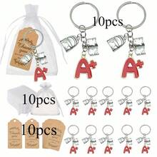 30 chiếc/10 bộ - Móc khóa chủ đề tiệc tựu trường, quà tặng tiệc tựu trường/lớp học, quà tặng thành tích học tập, quà tặng tiệc tốt nghiệp, phần thưởng trong lớp học - Nhiều màu - Xem 8