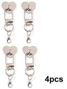 3-In-1 Phone Case Accessories: Heart, Star, Moon Charms + Phone Grip + Lobster Clasp Lanyard, DIY Smartphone Strap, Metal Alloy Material With Strong Adhesive Backing, Suitable For Phone Cases, Bags, Handmade Decoration Accessories, Cute Design - Multicolor - View 12