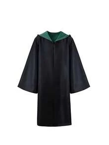 一件魔法巫师斗篷 | 男女通用带帽斗篷，适合角色扮演和学校活动 | 正宗巫师/女巫长袍 | 高级奇幻服装，带可调节帽子 | 中性魔法斗篷 | 成人巫师带帽斗篷套装 | 动漫展和万圣节角色扮演服装