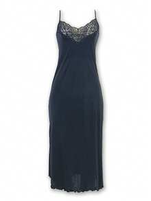 Camisola Longa DeMillus 30729 - Preto - Visão 3