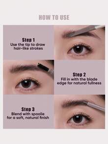 JUDYDOLL 精准塑形眉笔，顺滑、自然、持久、防水 - 03 Natural Brown - 查看 9