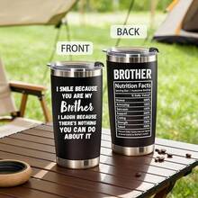 Breezy Valley Christmas Gifts For Dad Tumbler For Men - Dad Christmas Gifts For Father From Daughter Son, Funny Dads Fathers Day Birthday Gift Ideas, My Favorite Child Gave Me This Cup Tumbler 20 Oz - 因為你是我的兄弟 - 查看 2