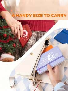 定制笔记本，带名字的定制笔记本，口袋大小的螺旋笔记本，定制日记本，工作笔记本，小型笔记本，书本日记，写作日记本，空白笔记本，日记本，点阵笔记本，男士日记本，斋月礼物，适合办公室、家庭、学校或节日送礼 - 彩色 - 查看 7