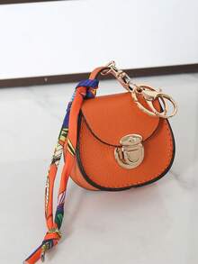 1pc New Fashionable Saddle Shaped Multi-Function Pouch Versatile Small Bag For Keychains Earphones S - Elegant High Quality Gifts For Women Wallet Mini Wallet Purse Wallet Coin Wallet - Multicolor - View 24