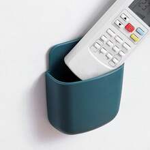 Wall Mount For Remote Control And Phone Charging Organizer: No Drilling Required, Perfect For Home, Office And School Supply Storage.