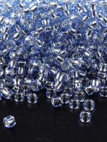 GO2CJBEADS DIY串珠工艺材料 10克手链珠 多色 2毫米圆形玻璃珠，用于珠宝制作