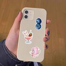 50pcs Aesthetic Pinterest Art Style Series Stickers, Suitable For Decorating Phone Cases, Storage Boxes, Computers, Helmets, Waterproof Stickers - Multicolor - View 9