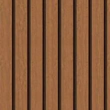 Adhesive Wallpaper With Ribbed Wood Pattern, Brown, Medium Ribbed Design - Multicolored 10 - View 7