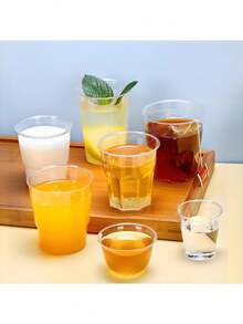 50 PCS 1.7oz/50ml Clear Plastic Wine Glasses - Reusable Cups For Parties, Gatherings & Tastings - 透明色 - 查看 5
