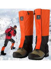 Breathable Waterproof Leg Gaiters, Suitable For Hiking, Hunting, Walking, Mountaineering And Skiing - Unisex Mountaineering Leg Gaiters,Shoe,Spring Summer Picks,Brides Maid Gifts,Room,Bedroom Deccor,Bedroom Deccor,Beach,Travel,For Men,For Women,Vacation - Multicolor - View 1
