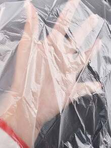 200 pièces/20 pièces Capes jetables pour la coupe, l'ondulation permanente et la coloration des cheveux - Blanc - Voir 5