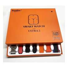 Smartwatch S100 Ultra 2 Kit Set Reloj 7 Correas Hombre Mujer Plateado Silicona/metálica Varios Plateado - Dorado - Ver 3