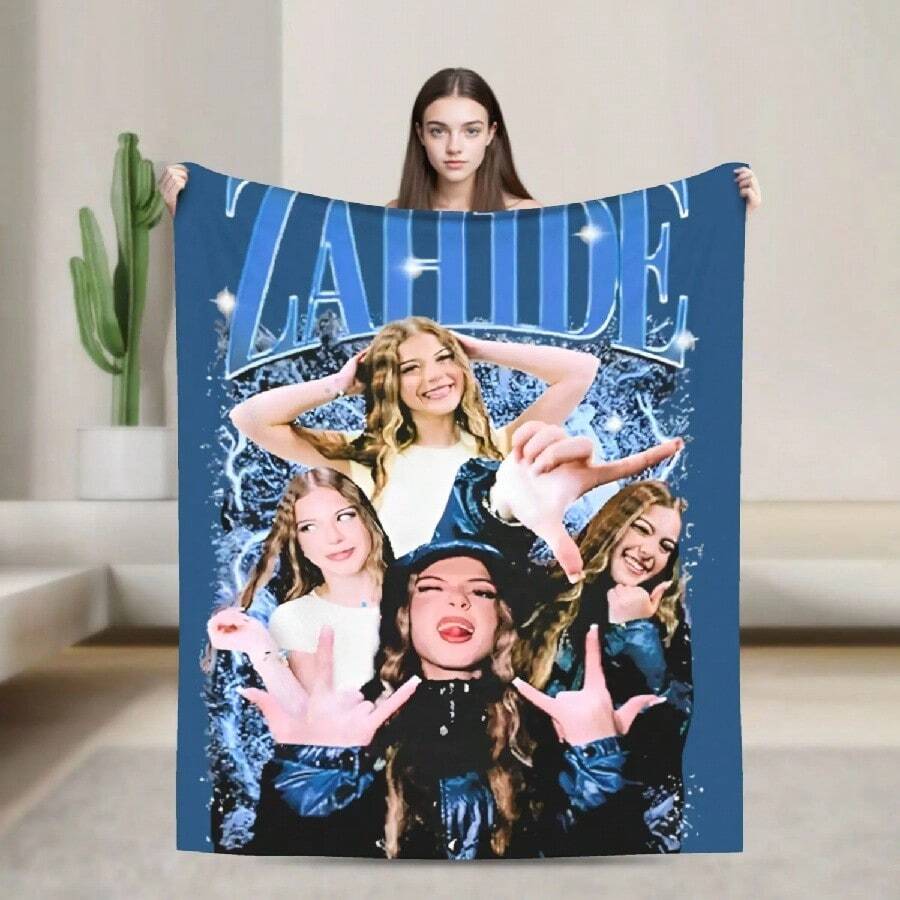 Zahide Rapper Music Knitted Blankets Flannel Lightweight Throw Blankets For Bed Bedroom QuiltZootopia 2 Nick Wilde Judy Hopps Blanket Gary Cartoon Fuzzy Novelty Warm Throw Blankets For Chair Covering Sofa All Season CouchZootopia 2 Nick Wilde Judy Hopps Wool Blankets Gary Cartoon Funny Throw Blanket For Home 150_125cm Ultra-SoftZootopia Blankets Fleece Textile Decor Judy Hopps Nick Wilde Breathable Super Warm Throw Blankets For Sofa Office QuiltZootopias 2 Blanket Nick Wilde Judy Soft Funny Plush Bedding Throws For Living Room Picnic Flannel Bedspread Bed Cover - 白色 - 查看 1