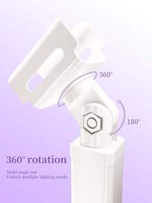 XEIJAYI 1pc Mini Rechargeable UV LED Nail Lamp With Stand, Suitable For Fast Drying Gel Nails, UV LED Gel Nail Polish Dryer, Nail Art Tools, Rechargeable Salon Equipment - White - View 7