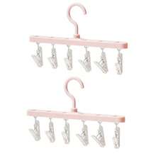 Clothes Hangers, Socks, Baby Clips, Baby Supplies, Children's Storage Racks, Dorm Supplies, Lingerie Drying Racks, Clothes Clips, Drying Clips, Valentine's Day Heart-Shaped Drying Clips - Multicolor - View 8
