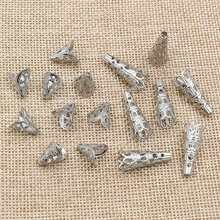 20个不锈钢珠帽，花形隔珠端帽，DIY珠宝制作配件，适用于项链、手链等饰品。