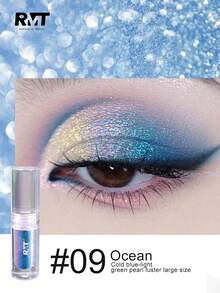 Romantic Beauty RMT: Liquid Eyeshadow With Pearl And Shimmer Effect, Brightens Eye Area, Long-Lasting And Smudge-Proof, Lightweight And Easy To Apply, Suitable For Daily And Party Makeup, Mother's Day Gift, Ideal For Mothers, Wives, Sisters, Girlfriends - Highlighter Eyeshadow - 09 - 查看 12