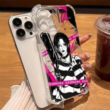 Osaki Nana Handyhülle kompatibel mit  16, 15, 14, 13, 12, 11 Pro Max, X, XR, XS Max, 8, 7 Plus - Stoßfeste transparente weiche Rückabdeckung, Hülle kompatibel mit  17 Pro Max Hülle,  17 Pro Hülle,  17 Hülle,  16 Pro Max Hülle