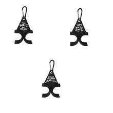 1pc 3D Printed Funny Golf Ball Holder, Black Golf Accessories, Sports Gift For Golfer