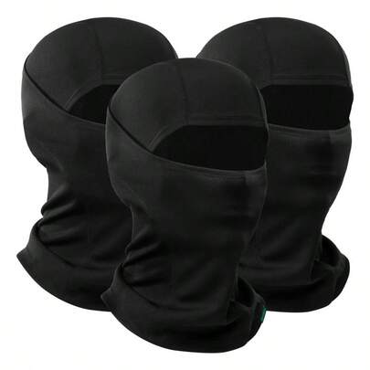 Skimaske, 3-teilig, Vollgesichtsbedeckung für Damen und Herren, atmungsaktive Gesichtsmaske für Skifahren und Outdoor-Sportarten.