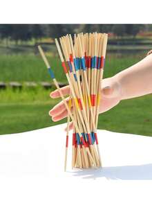 31pcs Creative Family Gathering Interactive Fun Wooden Stick Game Props, Stick Picking/Bamboo Stick Game Props, Designed To Cultivate Thinking Ability And Promote Interesting Parent-Child Interaction, Made Of Durable Materials, Suitable For Social Gatherings, Parties, Family Gatherings, Corporate Team Building Activities, Birthday And Holiday Parties, Christenings, Housewarming Events, Valentine's Day, Weddings And Everyday Home Use. - Multicolor - View 6