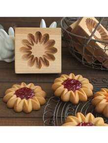 1个3D木质饼干模具，适用于DIY烘焙，浮雕饼干模具，适合制作姜饼、翻糖饼干，也可用于婚礼、生日、情人节、母亲节、新年等场合。 - 彩色 - 查看 7