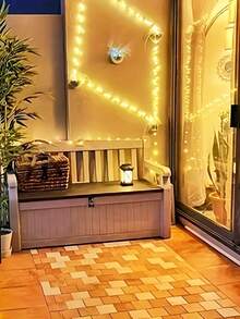 Dây đèn LED trang trí nhà cửa bằng dây đồng, dài 1/3/5/10m, chạy bằng nguồn USB, 8 chế độ chiếu sáng, đèn dây LED trang trí trong nhà, đèn trang trí tường trong nhà, đèn trang trí sân vườn ngoài trời, đèn trang trí tiệc cưới, lễ hội. - dây đồng - Xem 12