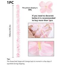 1/200支人造丝樱花藤蔓花，情人节新娘捧花，春季装饰，婚礼花瓶，家居/餐厅/卧室装饰，节日/生日派对用品，户外花园装饰，情人节 - 淺粉色 - 查看 3