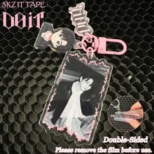 /Kpop/STAY/Skz 钥匙扣，DOIT 钥匙扣，粉色门形钥匙扣，双面亚克力钥匙扣，包包挂饰，水瓶挂饰，派对小礼物，圣诞礼物，生日礼物 - 彩色 - 查看 8