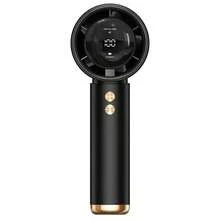 便携式手持风扇，100档可调风速，迷你USB充电风扇，内置可充电电池，风量大，制冷效果好，续航持久，适合旅行和户外使用，可充电便携风扇