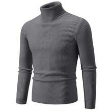 Men Sports Knit Tops - Dark Grey - View 5