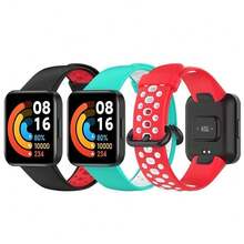 双色表带 - 适用于红米手表2/小米手表2 Lite智能手表，时尚运动替换表带配件 - Redmi/Xia omi Watch 2 - 查看 4