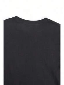 Camiseta Negra Original con Gráfico Humorístico para Papá - Negro - Ver 4