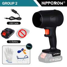 Hippcron Cordless Lithium-Ion Handheld Hair Dryer, Powerful Airflow, Comes With 1 Battery