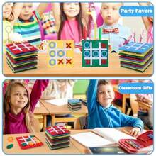 Tic Tac Toe - Juego de mesa para niños pequeños regalos de fiesta para niños regalos a granel para estudiantes - 20 - Ver 6