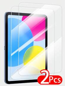 2 sztuki hartowanego szkła ochronnego na ekran, do Galaxy/iPad/Pad, szkło hartowane, ultra gładkie, odporne na zarysowania, nietłukące, odporne na odciski palców i wodę, kompatybilne z etui na telefon/tablet - Biały - Zobacz 93