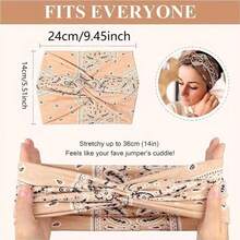 Women's Hairbands 4 Pack, Wide Thin Elastic Boho Dye Knot Headbands, Vintage Style For Sports Yoga Makeup Spa Fashion Accessories - 彩色 - 查看 5