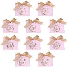 10 Hộp Quà Eid Mubarak Nhiều Màu Sắc, In Hình Trăng Sao và Đèn Lồng, Hộp Bìa Cứng, Kèm Nơ Ruy Băng Vàng, Hộp Quà Tặng Lễ Hội Eid Al-Fitr Đa Năng Cho Mọi Dịp Lễ Hội Hồi Giáo - che phủ sóng - Xem 14