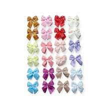 SET 24 MOÑOS ON APLICACION EN PEDRERIA 24 PIEZAS  Poliéster    Lazo - Multicolor - Ver 6