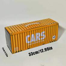 48件套黄色赛车玩具套装，带车库收纳盒 - 男女皆宜的赛车系列 - 收藏版。套装包含地图、停车场、赛道和一个四层停车库。互动玩具。适合作为节日礼物、返校礼物、万圣节礼物、圣诞节礼物或儿童惊喜礼物。黄色赛车玩具套装。玩具车套装，最佳礼物之选。