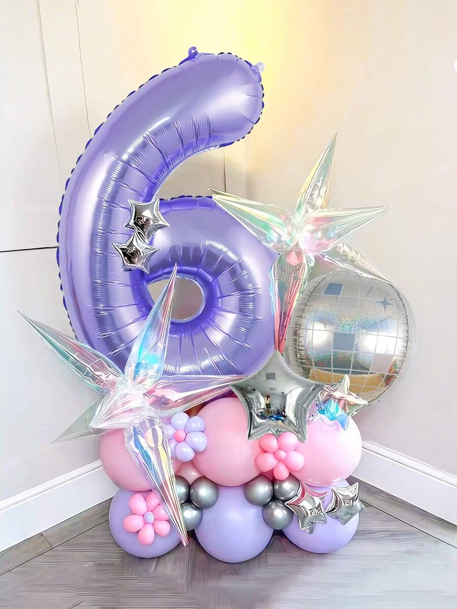 24件組海洋生日氣球套組，包含32英吋藍色數字1-9、迷你海洋動物氣球、藍色乳膠氣球，適合水下主題生日派對、男孩生日、海洋動物氣球、泳池海灘派對