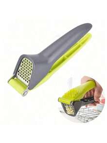 1pc Durable Plastic Garlic Press - Manual Kitchen Tool, Easy To Crush And Mince, Garlic Mincer, Essential Kitchen Gadget - Multicolor - View 10