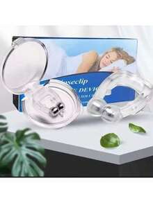Dispositivo antirronquidos de piezas, Clip nasal, bloqueador de ventilación, anillo de silicona para dejar de roncar, ayuda para dormir de noche, protector de Apnea nocturna, 1 unidad - Multicolor - Ver 4