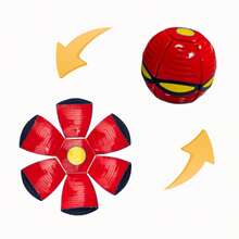 1 szt. Elastyczna piłka transformująca, prezent na imprezę, latająca piłka UFO, sporty ogrodowe, plażowe, odpowiednie na imprezy dla dorosłych, idealne na Halloween/Boże Narodzenie/Święto Dziękczynienia – prezent, gra, gra planszowa, zabawki dla dzieci, zabawki dla chłopców, zabawki dla dzieci, zabawki plażowe, piłki do basenu z piłeczkami, piłki odbijające, piłki plażowe - Piłka - Zobacz 15