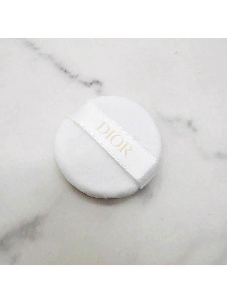 Christian Dior Borla de polvo suave, esponja de maquillaje, de uso dual seco y húmedo, herramienta de maquillaje