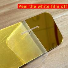 1 Stück Goldener Mond und Sterne Laterne Wanddekoration, Acryl Spiegel Aufkleber Dekoration, geeignet für Schlafzimmerfenster, Kamin und Hintergrundbeleuchtung, kreative DIY Feiertags Dekoration für Partys.