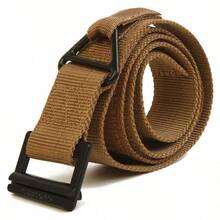 1pc IDOGEAR 1.5 Inch Rigid Heavy Duty Tactical Belt - Durable Nylon Gun Belt With Metal Buckle, Suitable For Concealed Carry